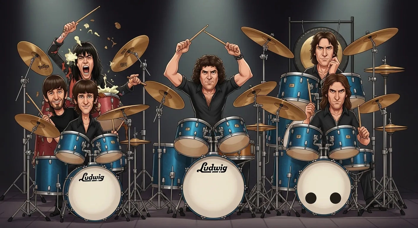 famous rock drummers