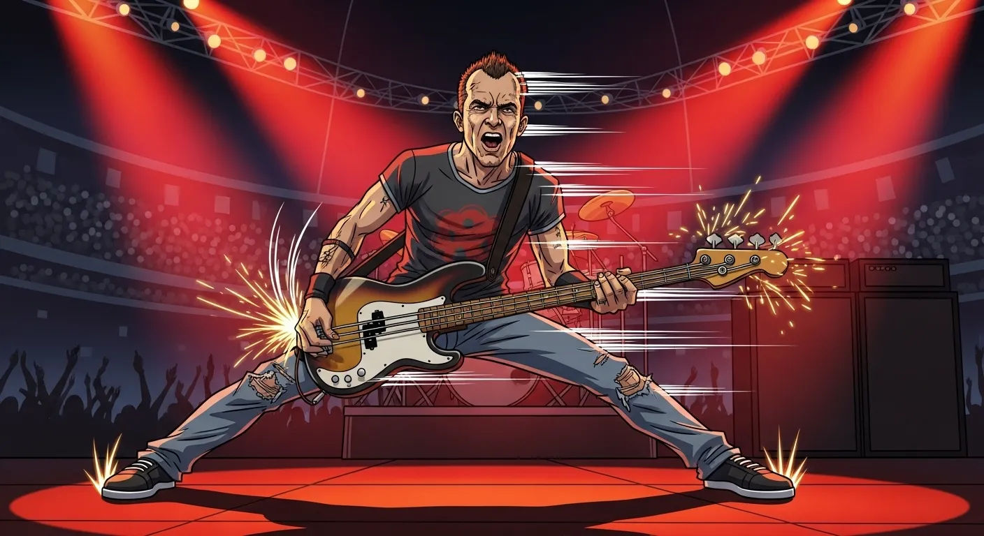 red hot chili bass player