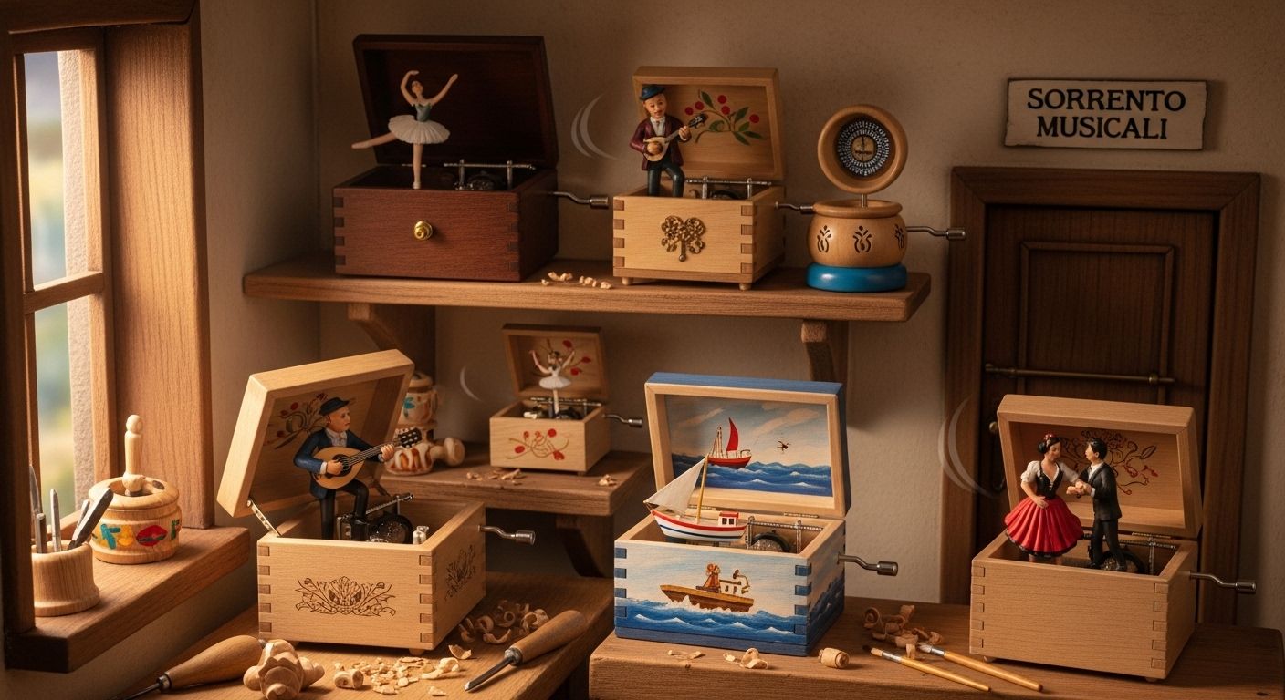 sorrento italy music boxes