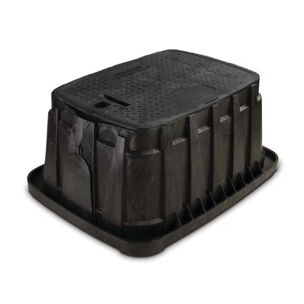 Golf Valve Box Jumbo with Black Lid