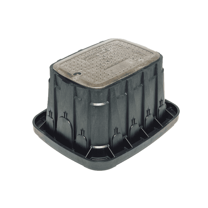 Golf Valve Box Stand with Tan Lid