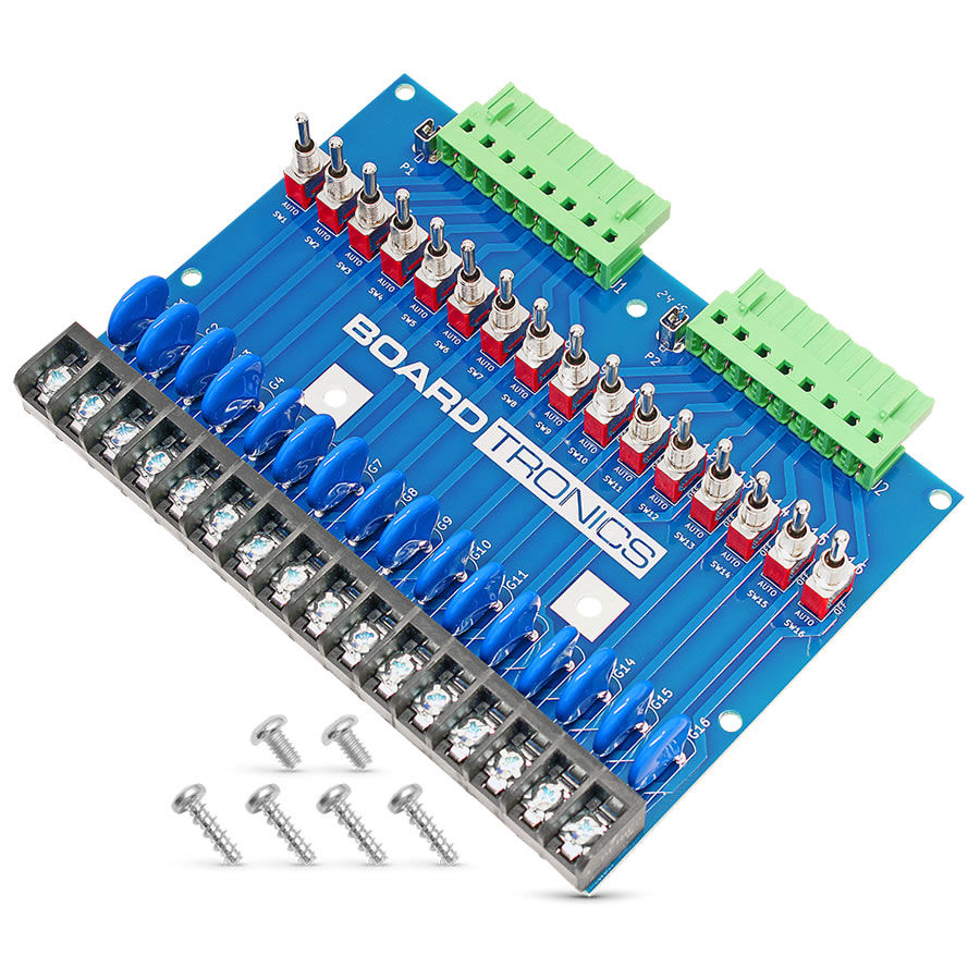 16-Station Switch & Surge Board for E-Series OSMAC®/Network VP®