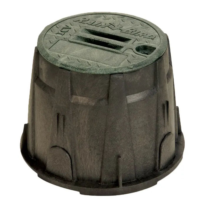 Round Valve Box - Green Lid