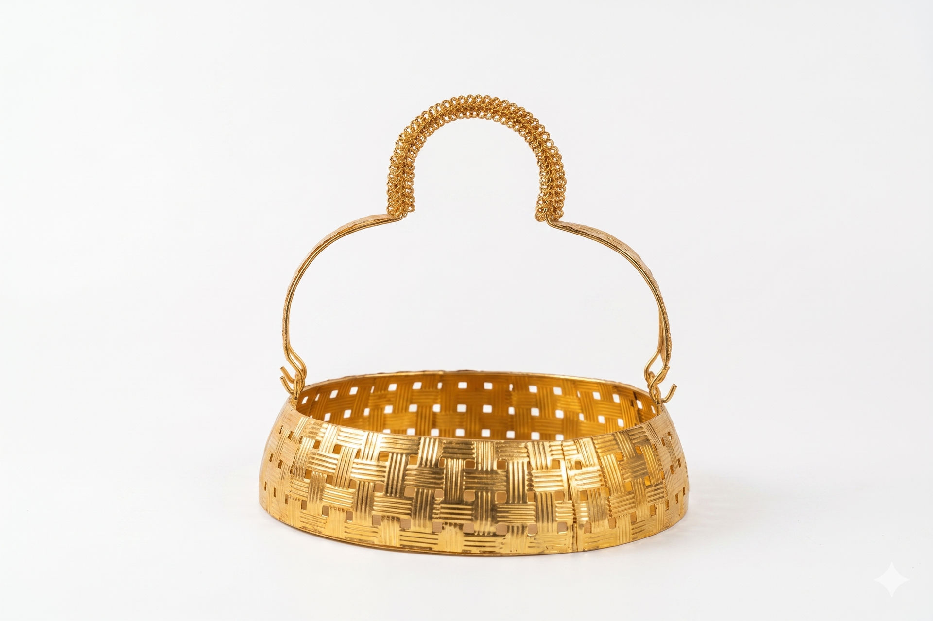 Brass Pooja Basket
