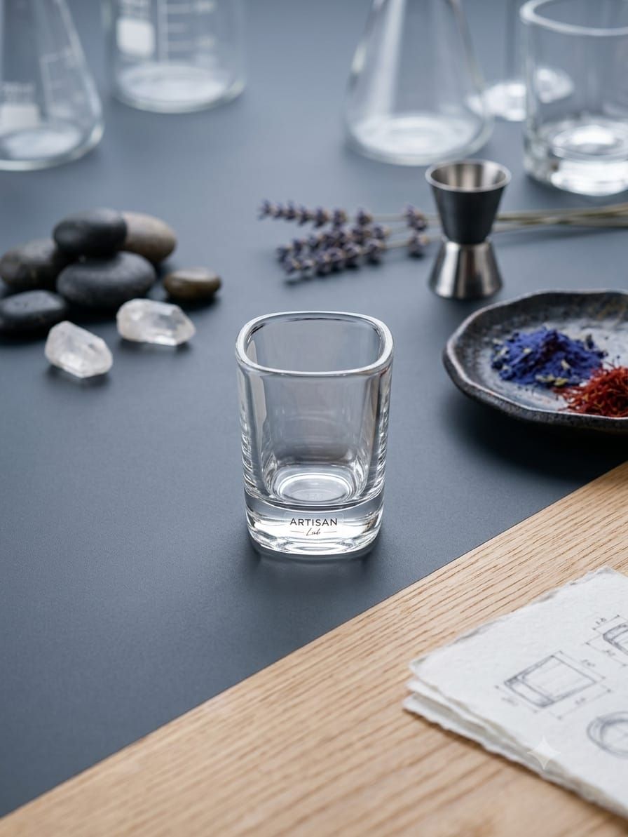 Artisan Lab Minimalist Heavy Sham Shot Glasses – Set of 6