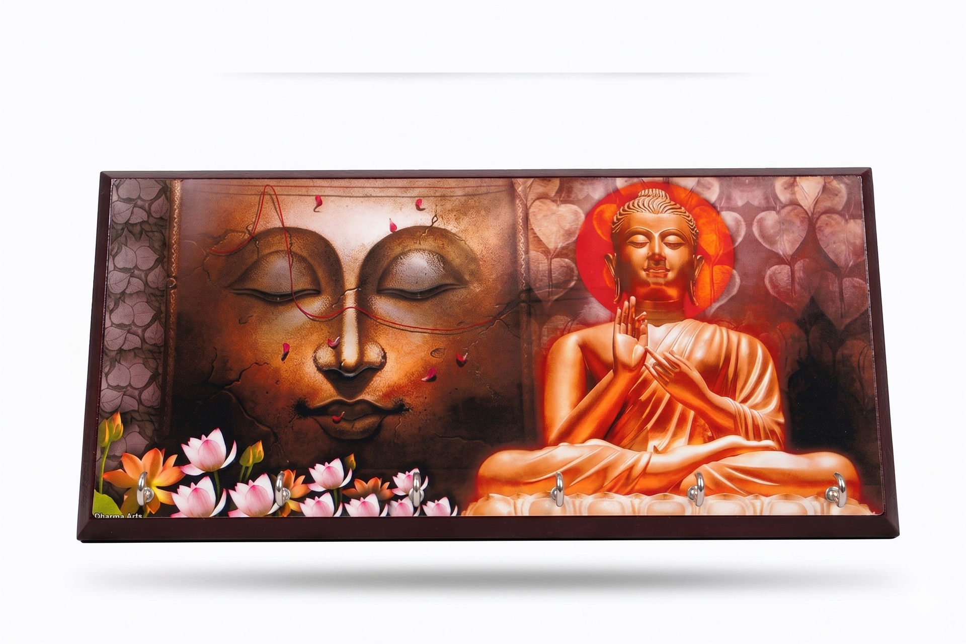 Lord Buddha Meditating Lotus Key Hanger