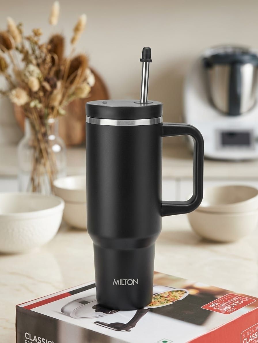 Milton Commuter Series Insulated Stainless Steel Sipper Tumbler with Handle