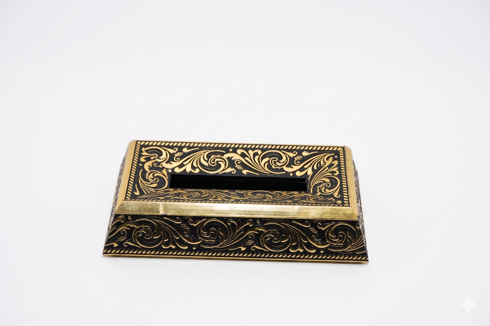 Engraved Wooden Tissue Box