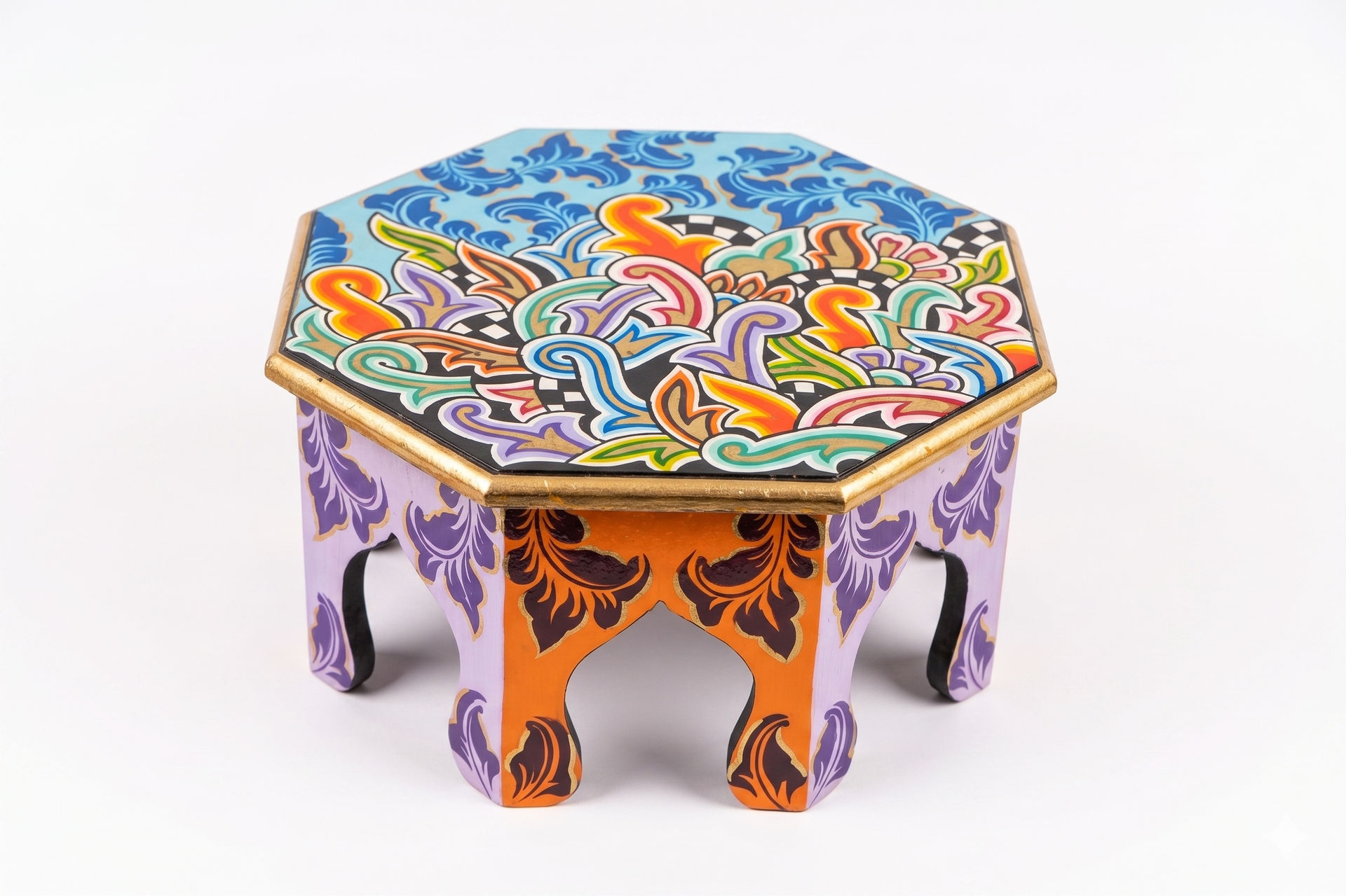 Moroccan Wooden Side Table