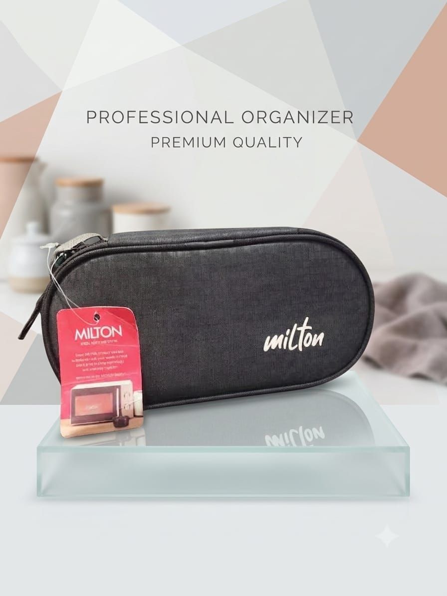 Milton Graze Big Professional Tiffin Carrier with Horizontal Slim-Fit Thermal Bag