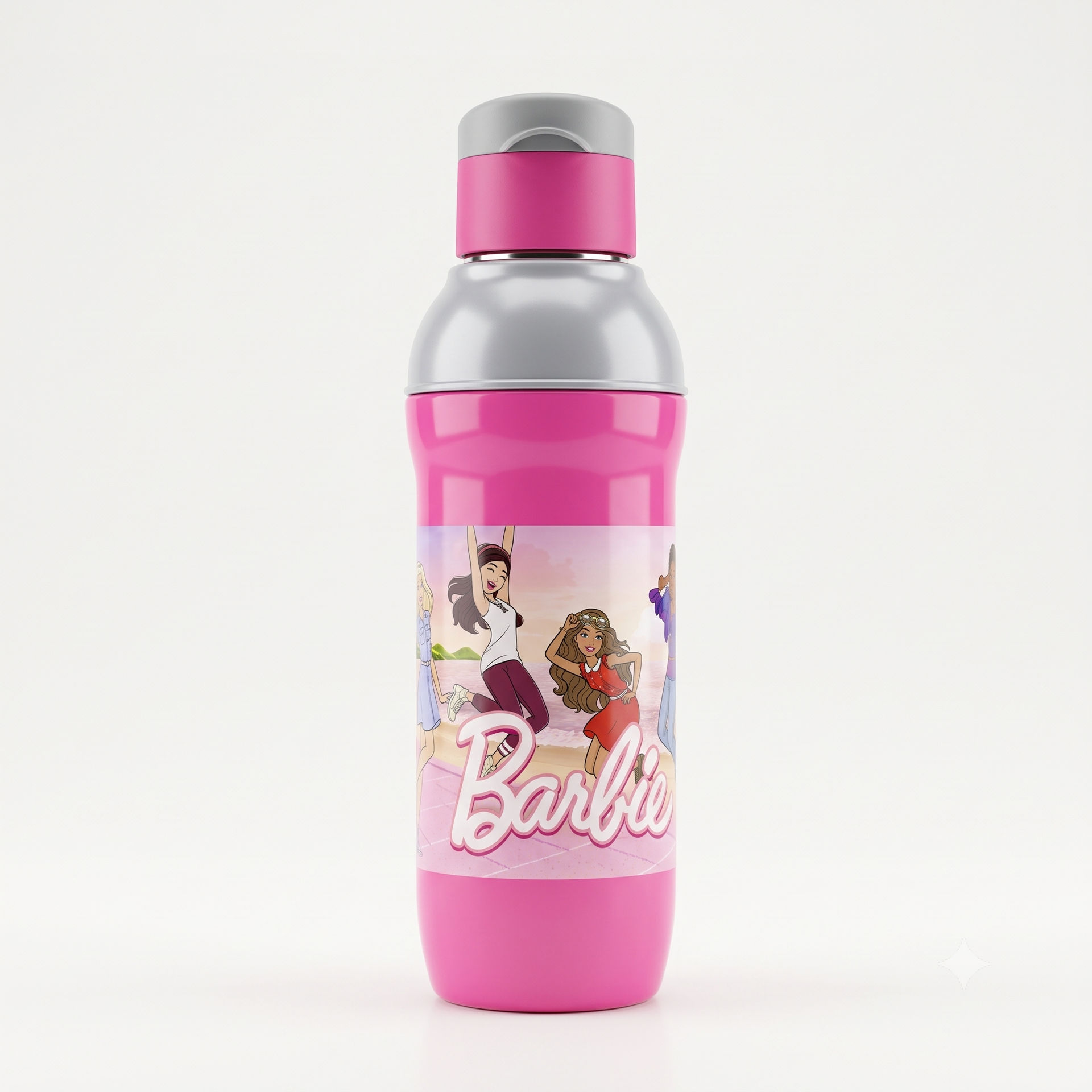 Milton Steel Barbie 600 Kids Insulated Water Bottle (600 ml)