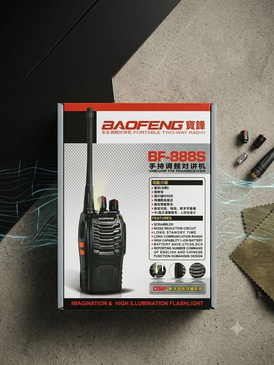 Baofeng BF-888S Professional Wireless Intercom & Two-Way Communicator