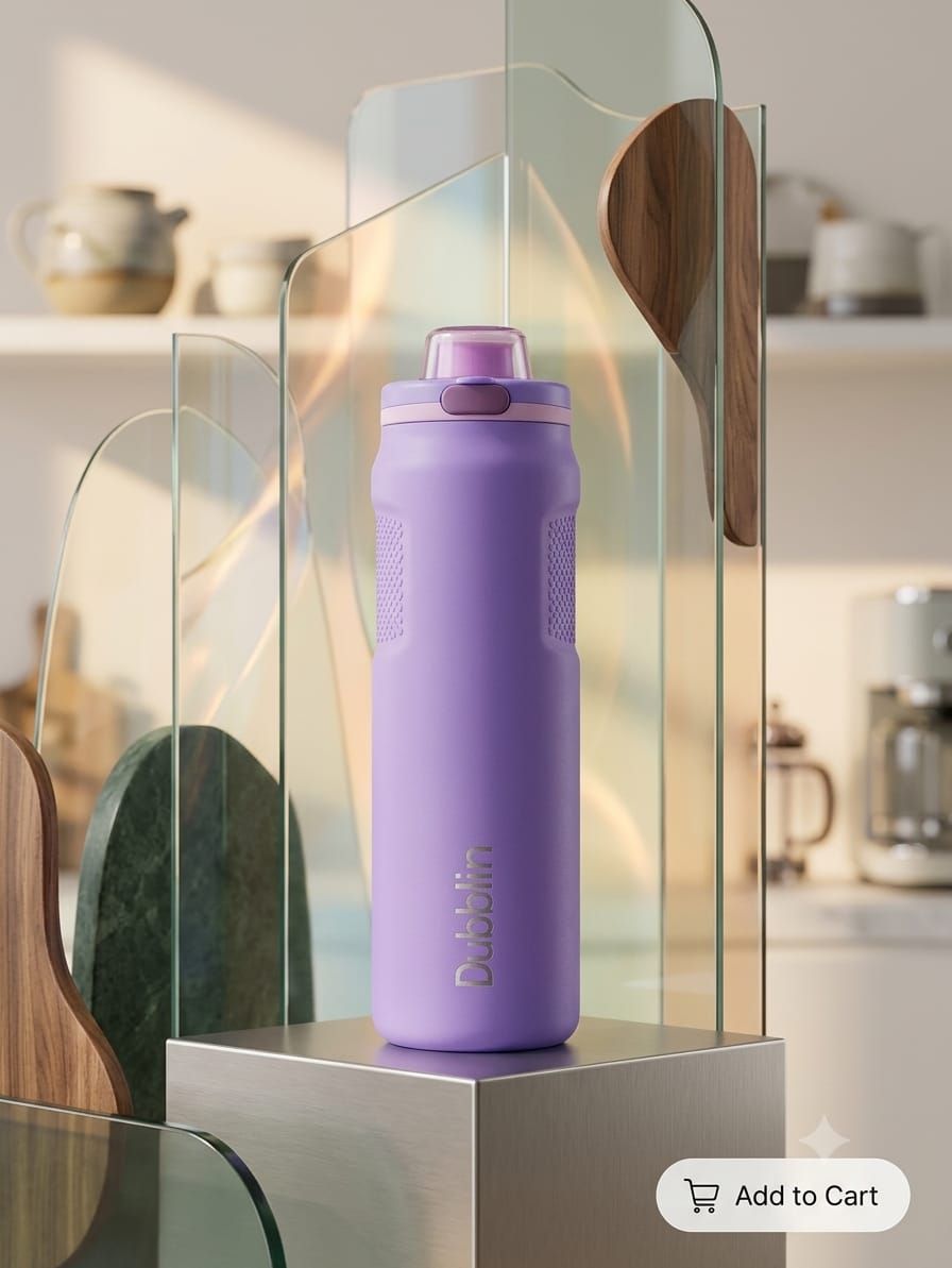 Dubblin Sporty Insulated Stainless Steel Water Bottle (750 ml)
