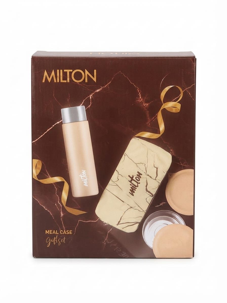 Milton Meal Case Gift Set – Insulated Stainless Steel Lunch Box & Bottle Combo