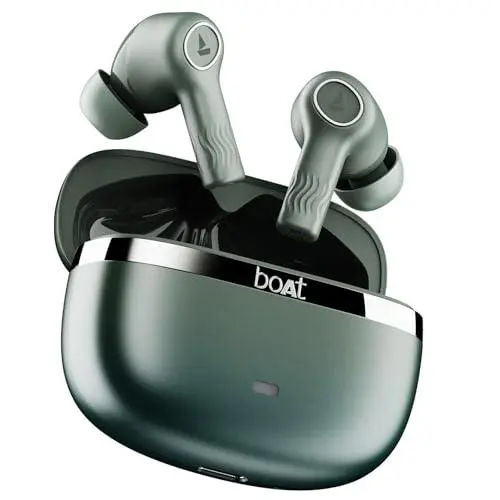 boAt Nirvana Ion ANC Pro Truly Wireless in Ear Ear Buds w/Hi-Res Audio w/LDAC, Upto 32 dB ANC, 120 Hrs Playback, Crystal Bionic Sound Powered by HiFi, ENx Tech, Hearables App(Blazing Comet) — photo 9 of 9