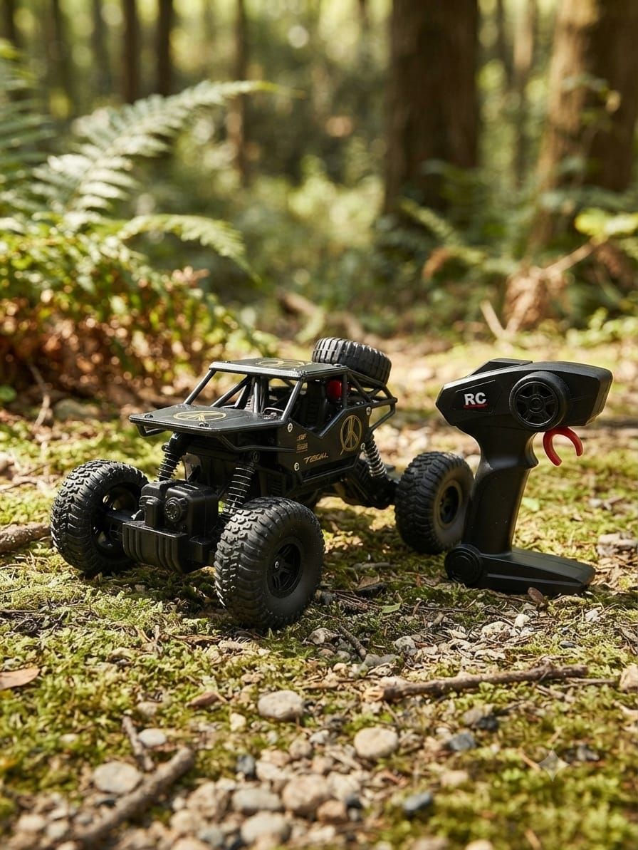 High-Suspension Off-Road RC Buggy – Die-Cast Metal Alloy Desert Truck (1:18 Scale)