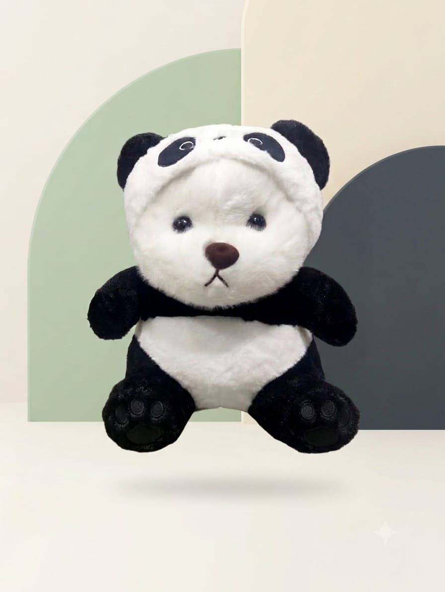 Panda Hoodie Dress-Up Teddy Bear Plush