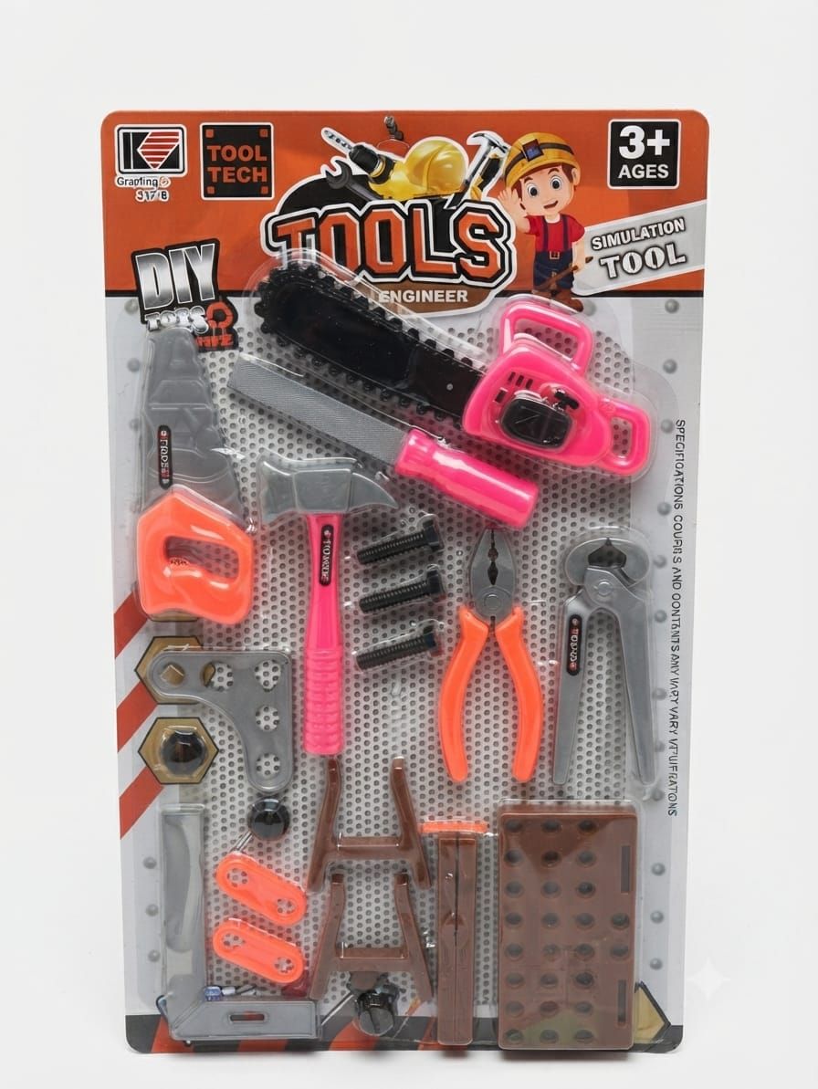 Simulation Workshop Tool Kit for Toddlers – Construction & Repair Playset