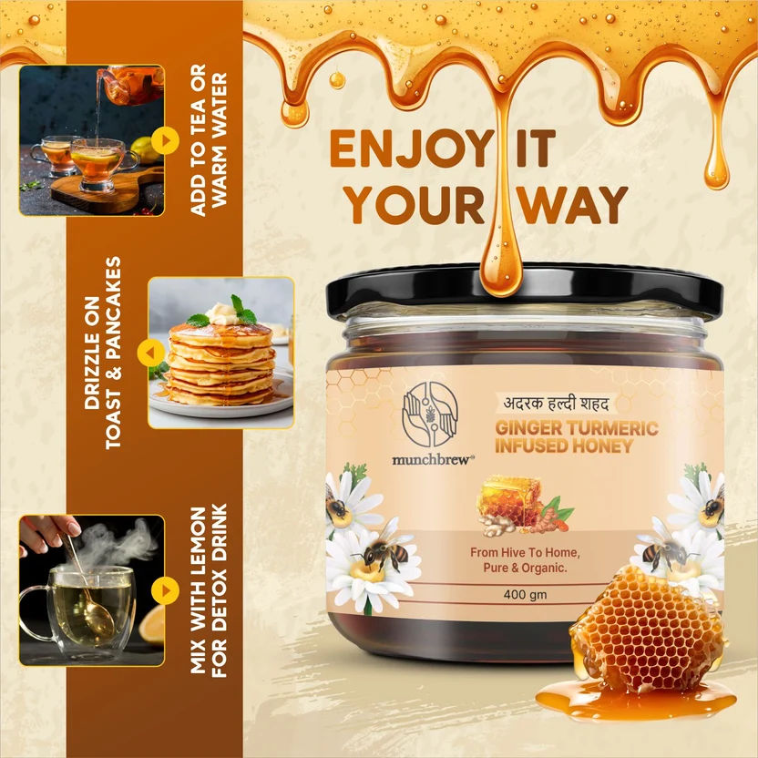 Munchbrew Ginger Turmeric Honey 400g — photo 4 of 5