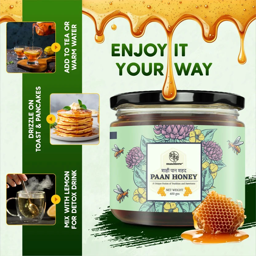 Munchbrew Paan Honey 400g — photo 4 of 5