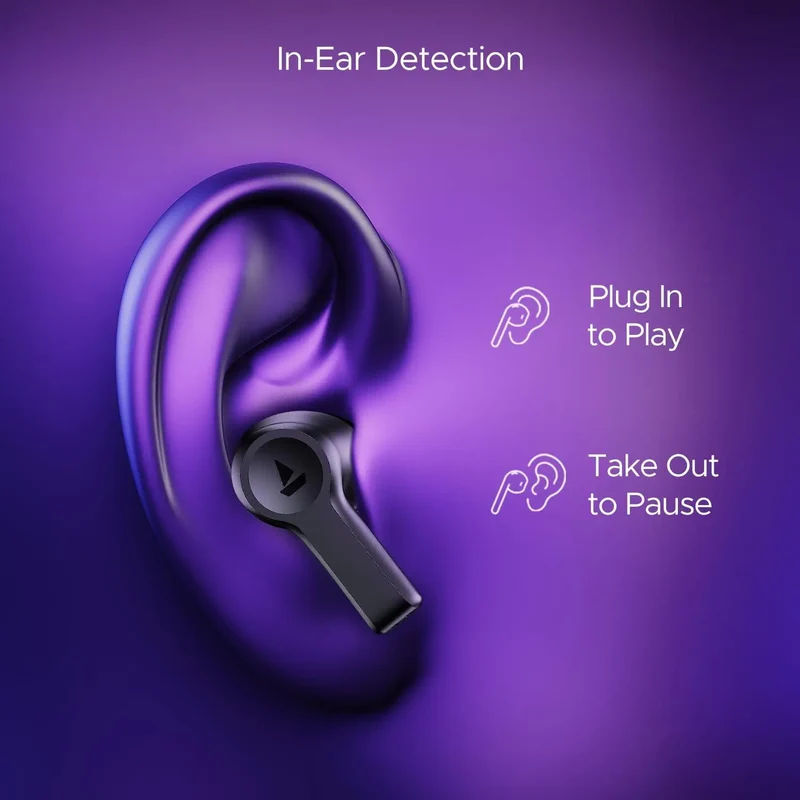 boAt Nirvana Lucid w/ 32 dB ANC, Multi-Point Connectivity, in-Ear Detection, 60HRS Playback, Hearables App, 4 Mics ENx, IPX5 Truly Wireless in Ear Earbuds, TWS Ear Buds — photo 6 of 10