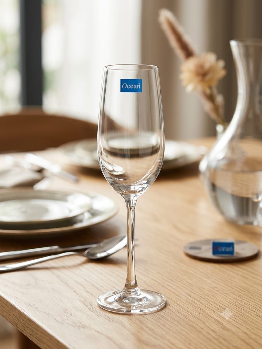 The Sommelier's Reserve Edition 6-Piece Ocean Stemmed Sparkling Wine & Aperitif Tasting Suite