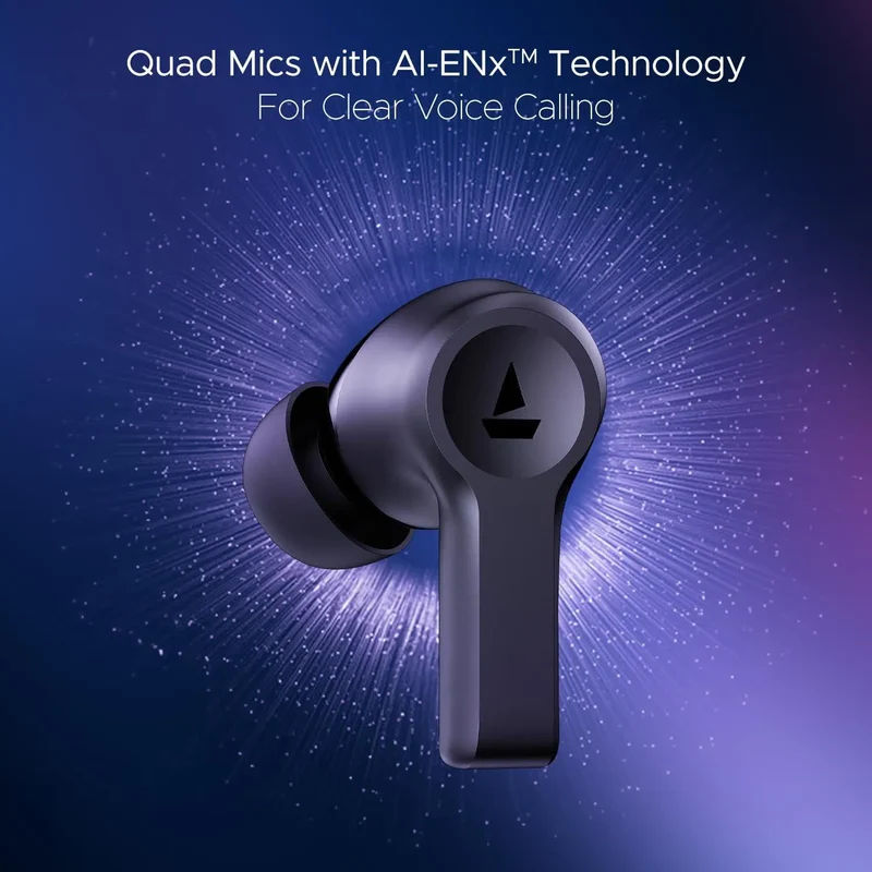 boAt Nirvana Lucid w/ 32 dB ANC, Multi-Point Connectivity, in-Ear Detection, 60HRS Playback, Hearables App, 4 Mics ENx, IPX5 Truly Wireless in Ear Earbuds, TWS Ear Buds — photo 10 of 10