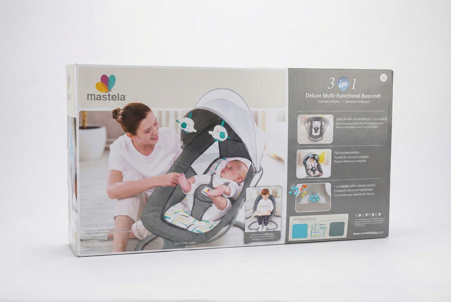MASTELA Deluxe Multifunctional Bassinet 3 in 1