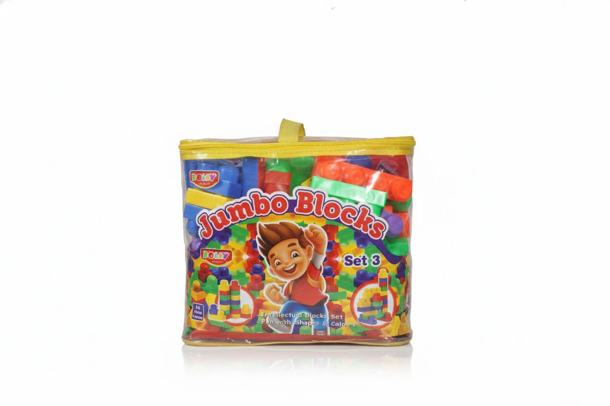 DOLLY PLASTIC Jumbo Blocks Set 3