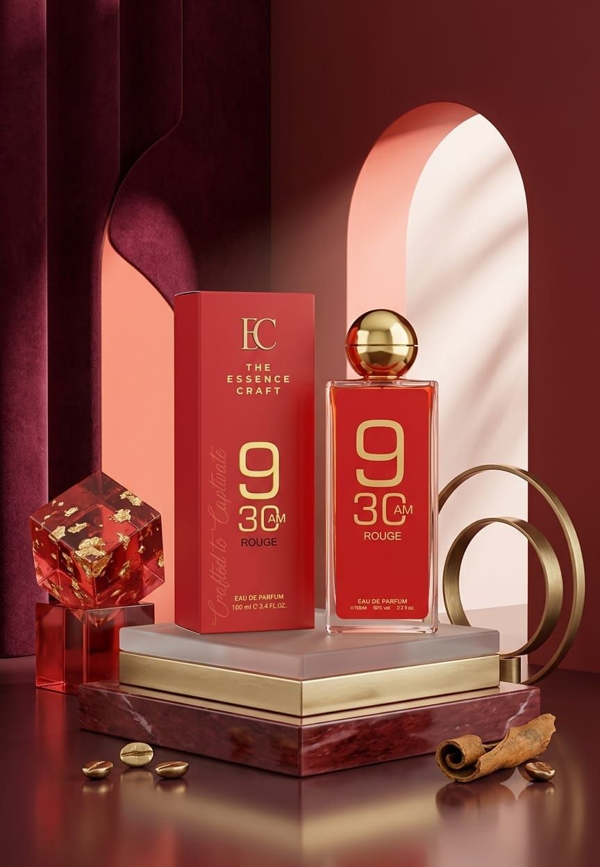 The Essence Craft 9:30 AM Rouge Unisex Eau De Parfum (100 ml)