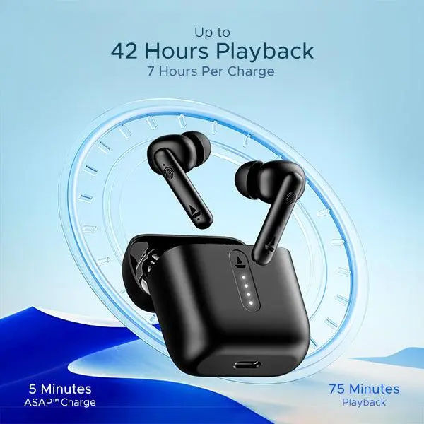boAt Airdopes 141 | Wireless Earbuds with 42 Hours Playback, ENx™ Technology, BEAST™️ Mode — photo 3 of 4