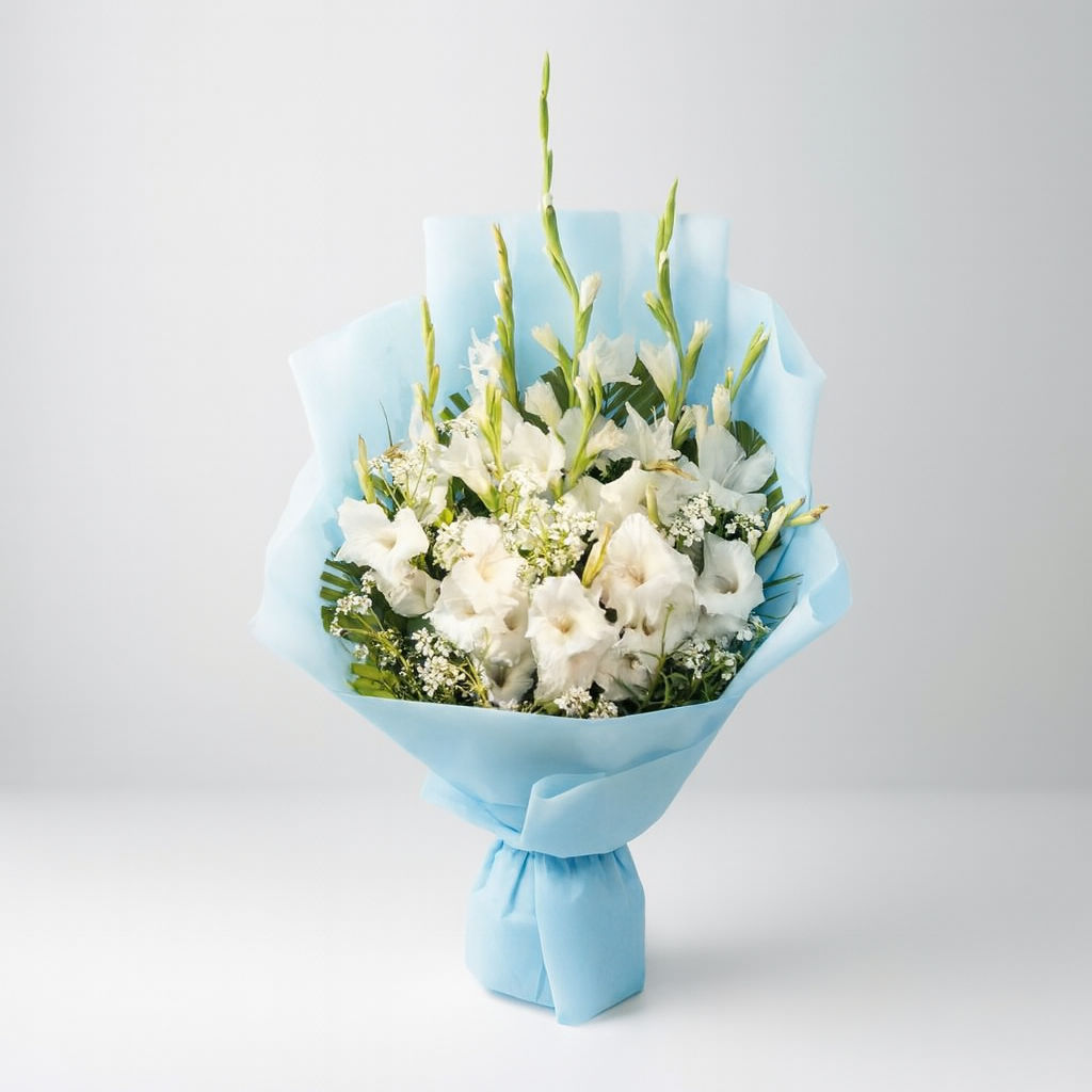 White Gladiolus Wrap