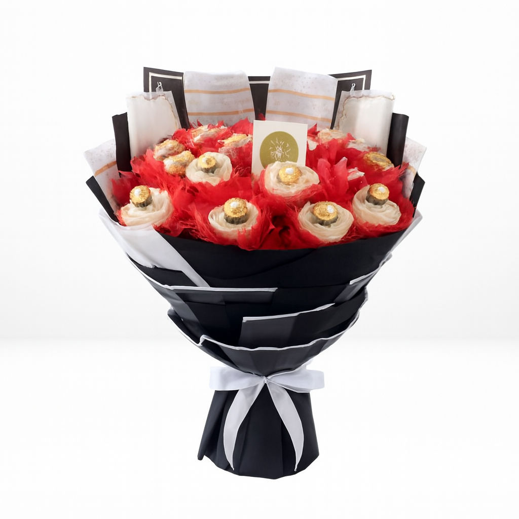 Noir Glided - Rose Bouquet