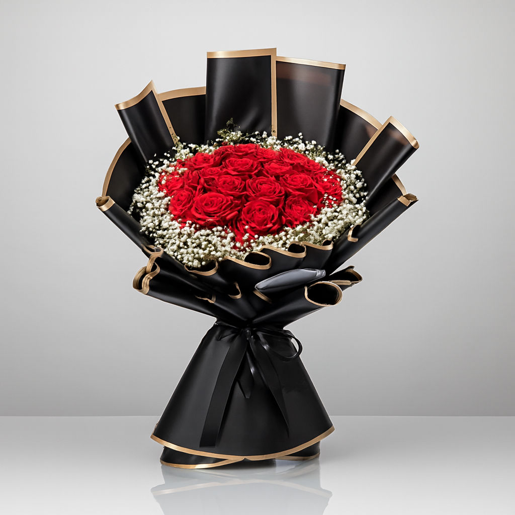 25-Red Rose Luxe Bouquet