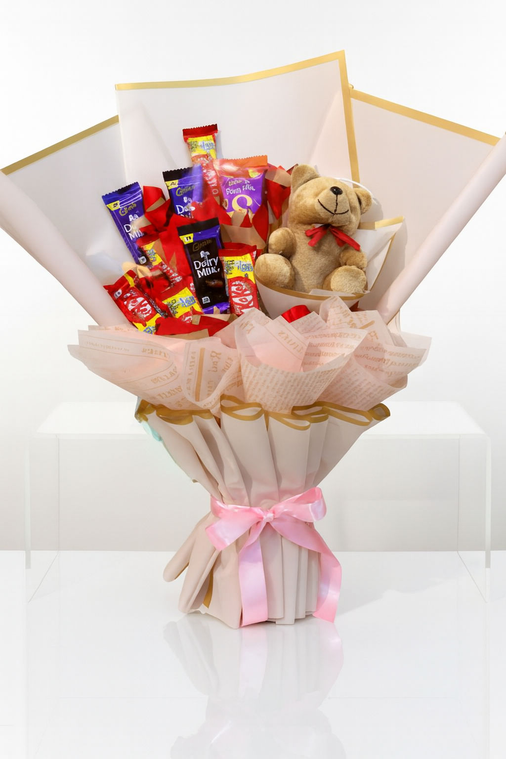Chocolate & Teddy Bouquet