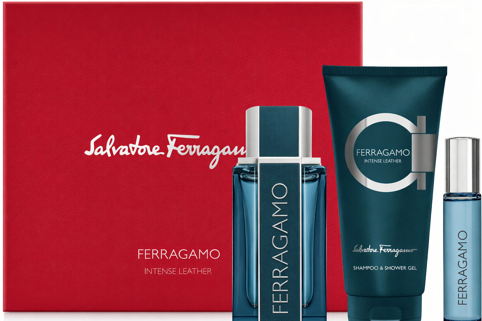 FERRAGAMO Intense Leather Gift Set Men