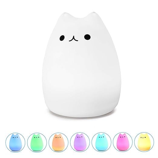 WONENICE Plastic Night Lamp, Warm White, Pack of 1