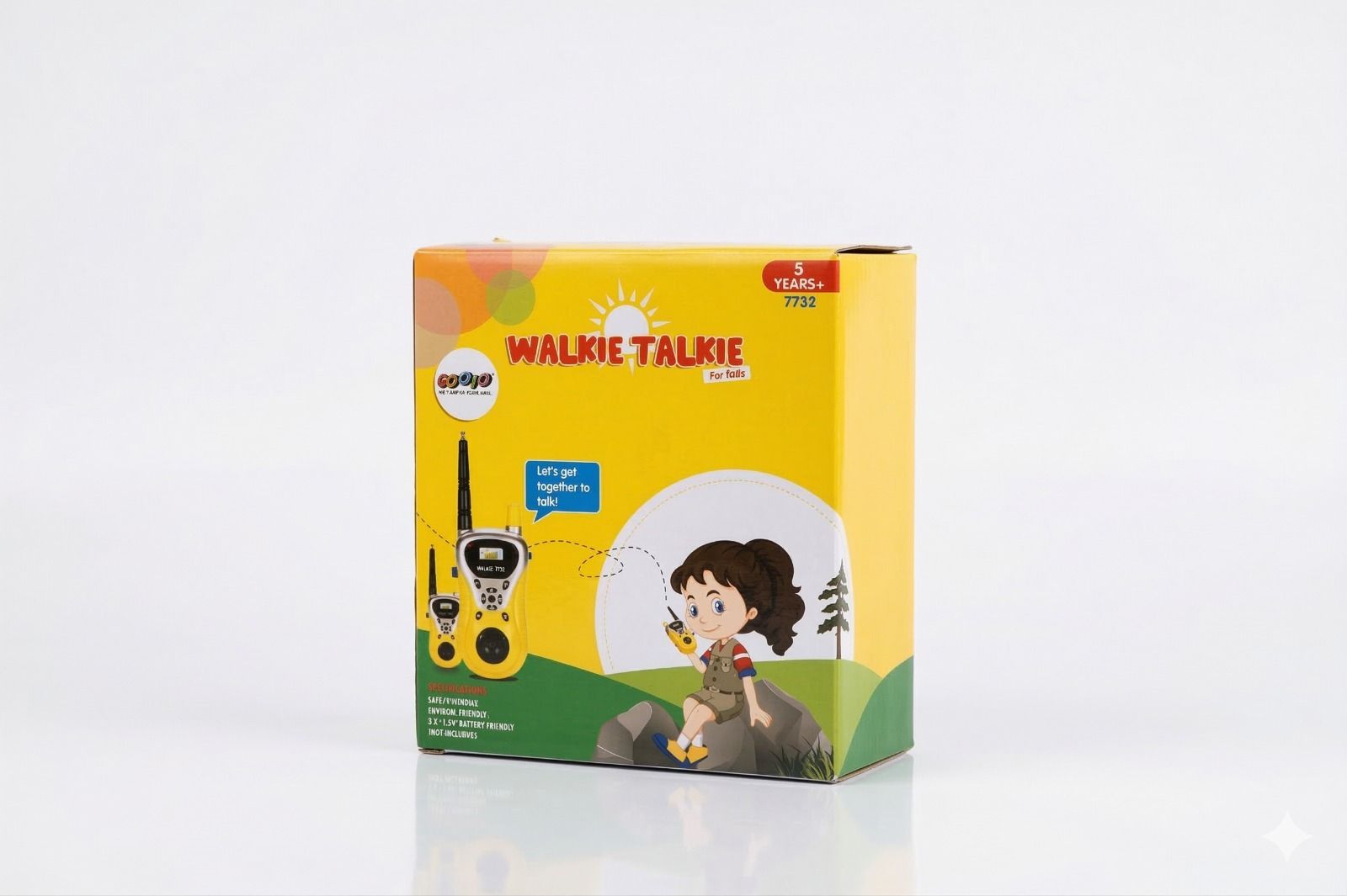 GOOYO 7732 Yellow Walkie Talkie