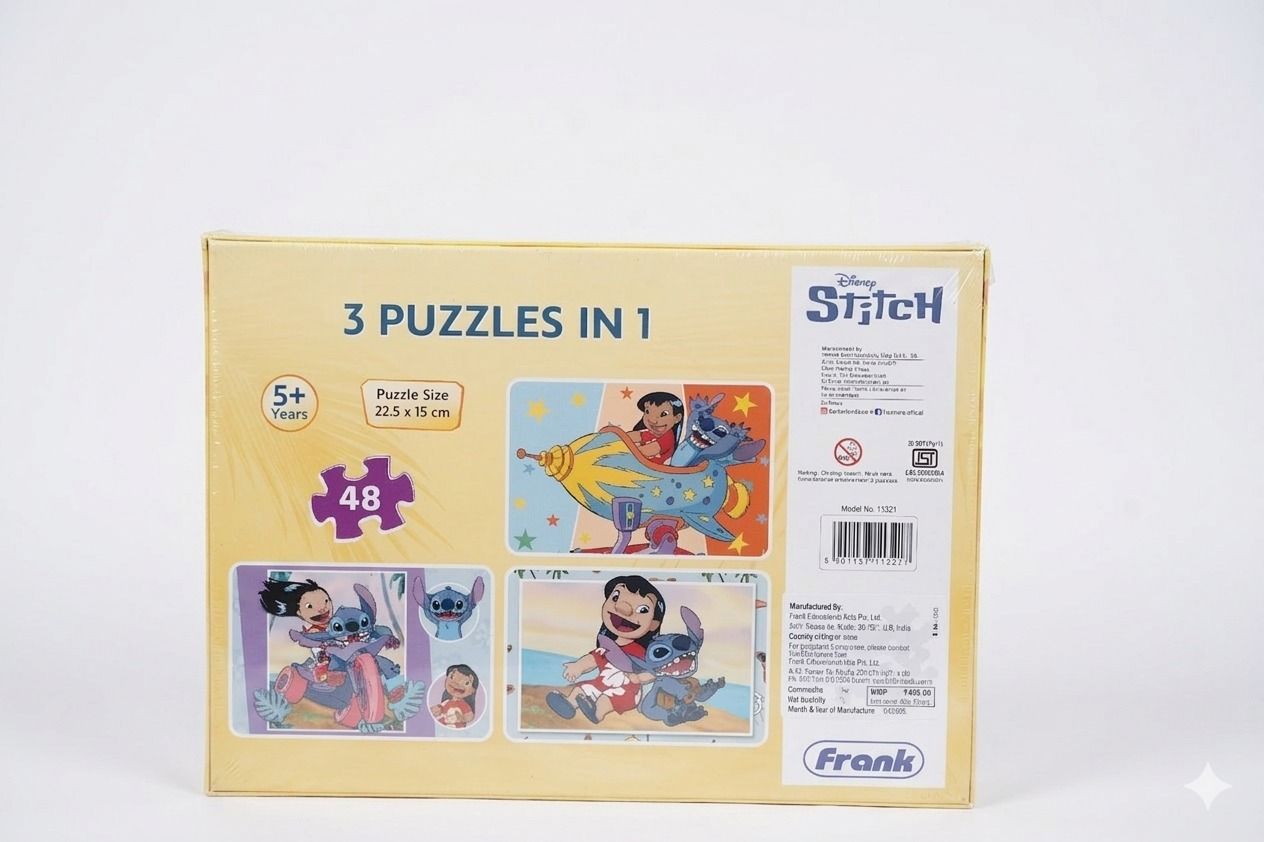 FRANK Disney Stitch 3 Puzzle in 1 — photo 3 of 3