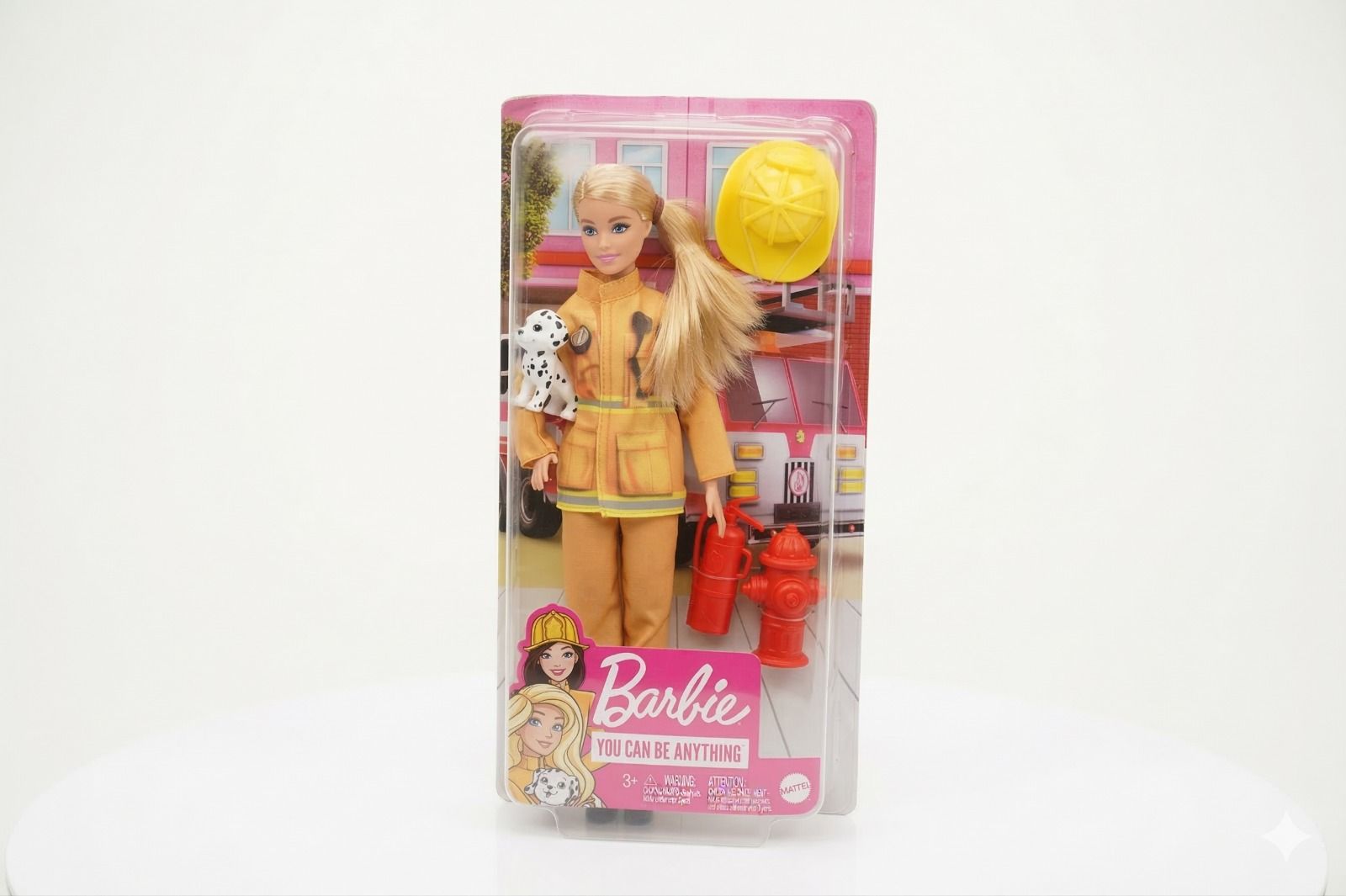 BARBIE Firefighter Playset with Blonde Doll
