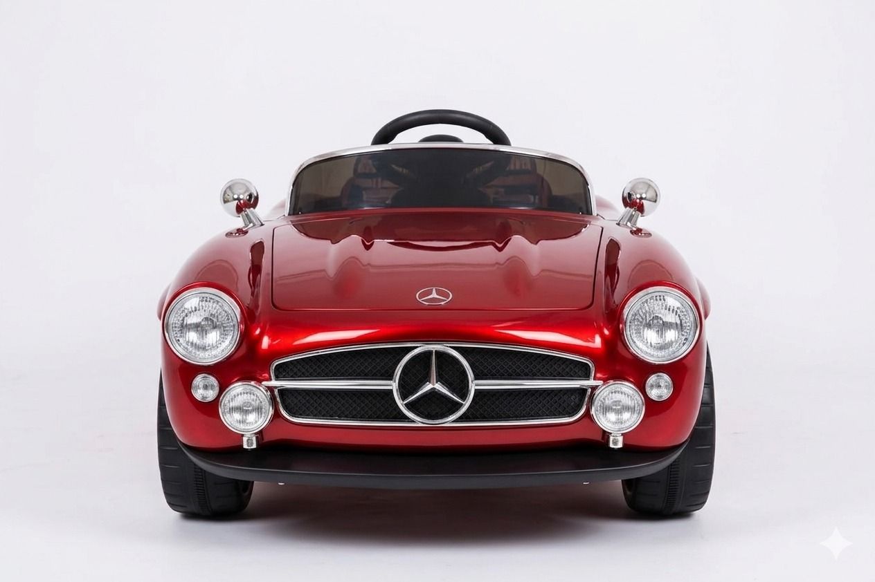 Kids Vintage Mercedes-Benz Ride-On Sports Car AMBI