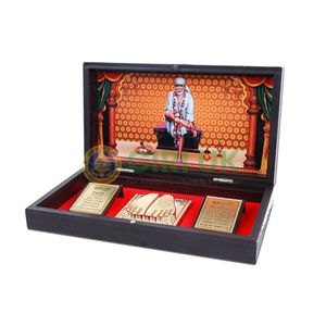 Sai Baba With Sri padham Box - Big Print