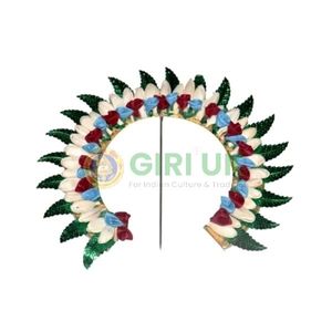 Arch - 6.5 Inches | Varalakshmi Decor/ Hair Accessories/ Artificial Flower Arch/ Jewellery for Goddess