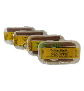 Nandita Saffron Sandalwood Masala Dhoop Stick 5Pcs (Pack Of 4)