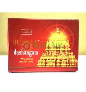 Nandita Acharya Dashangam Premium Dhoop Cup 12Pcs