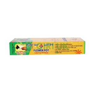 GT Flower Pot Sambrani (Incense) - 10 Pcs