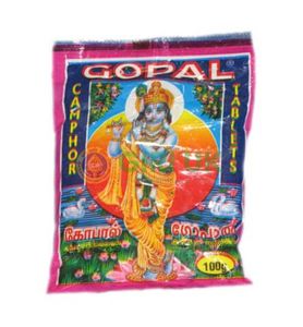 Gopal Camphor Tablets Pouch - 100Gms