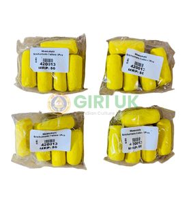 Srichurnam (Tiruman) sticks - yellow - 4 x 5pcs