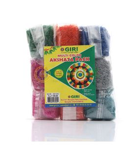 Multicoloured Akshata for Rangoli - 450g