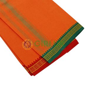 traditional Orange Veshti